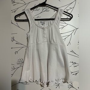 Women’s Love fire tank top white extra small